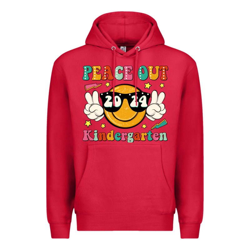 Peace Out 2024 Kindergarten Premium Hoodie by JahusDesignShop | Teevron