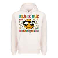 Pale Pink peace out 2024 kindergarten Premium Hoodie - JahusDesignShop