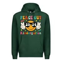 Sports Green peace out 2024 kindergarten Premium Hoodie - JahusDesignShop