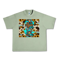 Oil Green faith Urban Heavy Tee - JahusDesignShop