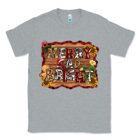 Heather Grey merry and bright Classic Tee - AdoDesignShop