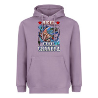 Lavender reel cool grandpa american flag bass Heavyweight Hoodie - LillyAllenDesigns