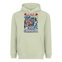 Matcha reel cool grandpa american flag bass Heavyweight Hoodie - LillyAllenDesigns