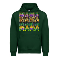 Forest Green mama mardi gras Urban Hoodie - CowGirlArtShop