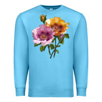 Ocean Blue In Your Eyes Rose Premium Sweatshirt - LillyAllenDesigns