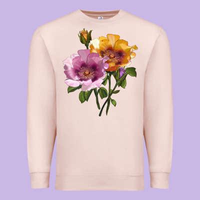 In Your Eyes Rose Premium Sweatshirt Designed By Lillyallendesigns