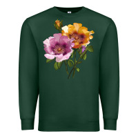 Sports Green In Your Eyes Rose Premium Sweatshirt - LillyAllenDesigns