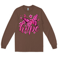 Chestnut hope breast cancer butterfly Long Sleeve Tee - Jasminsmagicworld