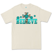 Bone western turquoise's gemstones cross believe Premium Tee - BarkalooDesign
