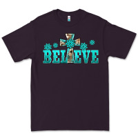 Plum western turquoise's gemstones cross believe Premium Tee - BarkalooDesign