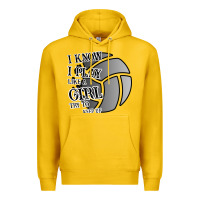 Lemon I Know I Play Like A Girl Try To Keep Up Volleyball Premium Hoodie - Bettercallsaul