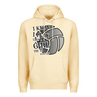 Pina Colada I Know I Play Like A Girl Try To Keep Up Volleyball Premium Hoodie - Bettercallsaul
