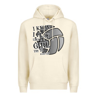 Sandshell I Know I Play Like A Girl Try To Keep Up Volleyball Premium Hoodie - Bettercallsaul