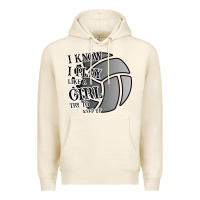 Tofu I Know I Play Like A Girl Try To Keep Up Volleyball Premium Hoodie - Bettercallsaul