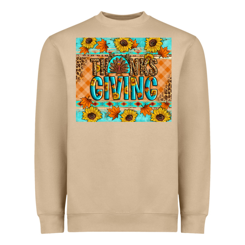 Thanksgiving Turkey Heavyweight Sweatshirt by Artiststas | Teevron