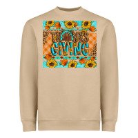 Mushroom Thanksgiving Turkey Heavyweight Sweatshirt - Artiststas