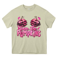 Mossy save the pumpkins breast cancer Heavy Core Tee - RanaPortraitStore