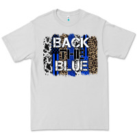 Dove Grey back the blue brushstroke Premium Tee - Zillion Design Studio