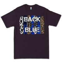 Plum back the blue brushstroke Premium Tee - Zillion Design Studio