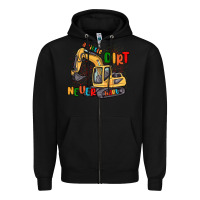 Black a little dirt never hurt Zipper Hoodie - MaliasSmallBusiness