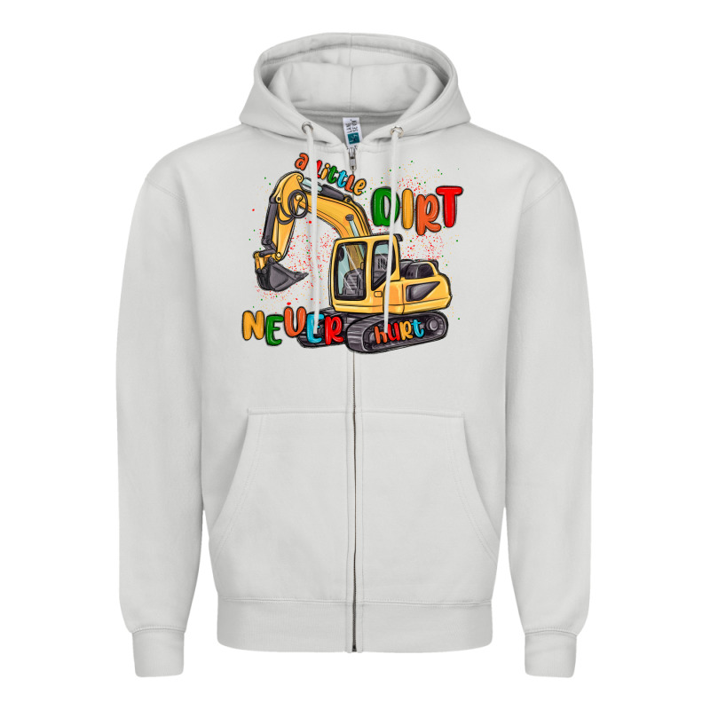 A Little Dirt Never Hurt Zipper Hoodie by MaliasSmallBusiness | Teevron