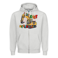 Dove Grey a little dirt never hurt Zipper Hoodie - MaliasSmallBusiness