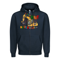Navy a little dirt never hurt Zipper Hoodie - MaliasSmallBusiness
