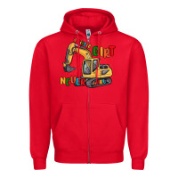 Red a little dirt never hurt Zipper Hoodie - MaliasSmallBusiness