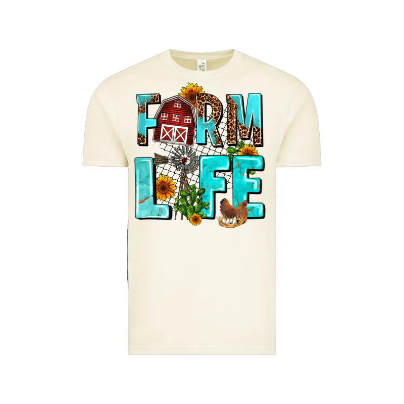 Farm Life Vintage Tee by AdoDesignShop | Teevron
