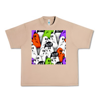 Burro boo ghosts seamless pattern Urban Heavy Tee - BundleAndBundleShop