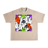 French Oak boo ghosts seamless pattern Urban Heavy Tee - BundleAndBundleShop
