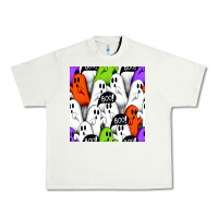 Pistachio boo ghosts seamless pattern Urban Heavy Tee - BundleAndBundleShop