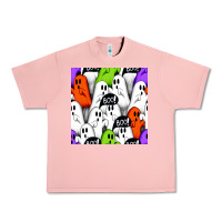 Salmon boo ghosts seamless pattern Urban Heavy Tee - BundleAndBundleShop