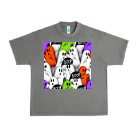 Tornado boo ghosts seamless pattern Urban Heavy Tee - BundleAndBundleShop