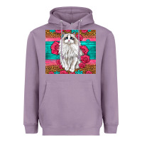 Lavender Western Ragdoll Cat Heavyweight Hoodie - LillyAllenDesigns