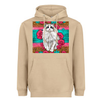 Mushroom Western Ragdoll Cat Heavyweight Hoodie - LillyAllenDesigns