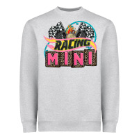 Heather Grey racing mini with racing oto equipment Heavyweight Sweatshirt - AdoDesignShop