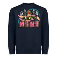 Navy racing mini with racing oto equipment Heavyweight Sweatshirt - AdoDesignShop