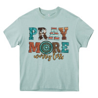 Arona pray more worry less Heavy Core Tee - Artiststas