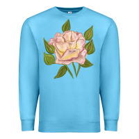 Ocean Blue Life's Little Pleasures Rose Premium Sweatshirt - LillyAllenDesigns