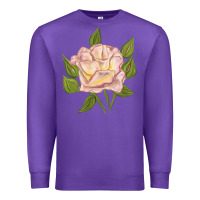 Purple Life's Little Pleasures Rose Premium Sweatshirt - LillyAllenDesigns