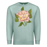Seafoam Life's Little Pleasures Rose Premium Sweatshirt - LillyAllenDesigns