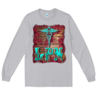 Moon Dust licensed practical nurse medical symbol  background Long Sleeve Tee - BarkalooDesign