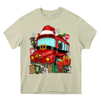 Mossy christmas bus driver Heavy Core Tee - Zillion Design Studio