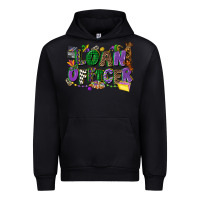 Black loan officer mardi gras cowgirl Urban Hoodie - CowGirlArtShop