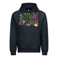 Navy loan officer mardi gras cowgirl Urban Hoodie - CowGirlArtShop