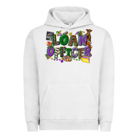 Pigment Lunar Rock loan officer mardi gras cowgirl Urban Hoodie - CowGirlArtShop