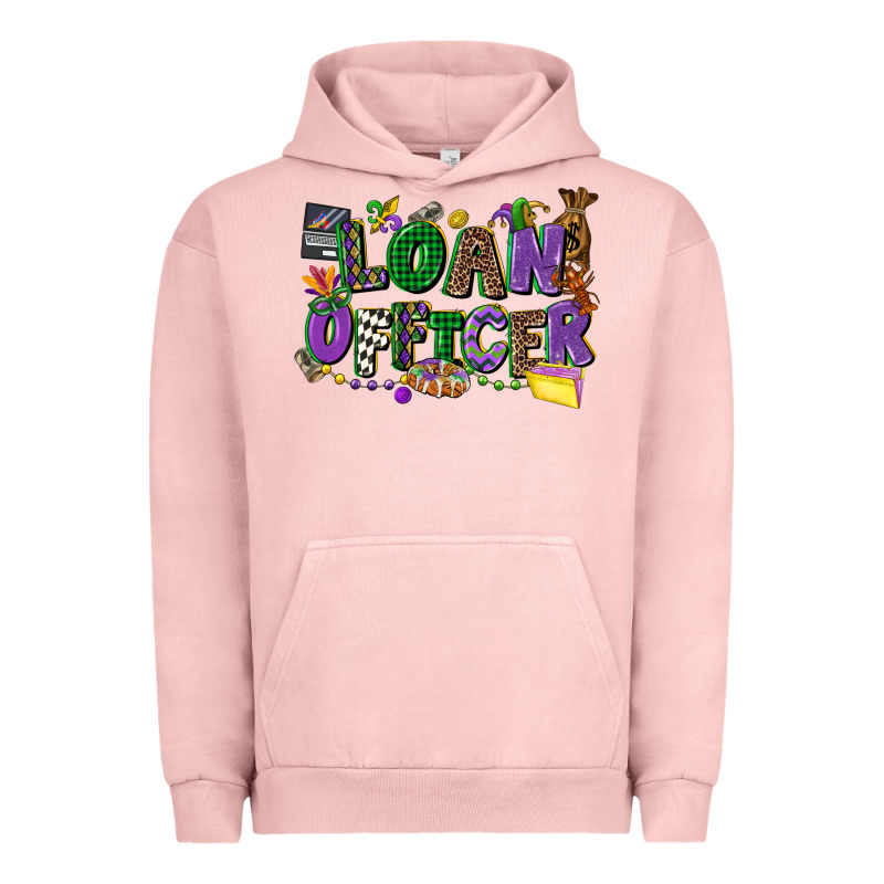 Loan Officer Mardi Gras Cowgirl Urban Hoodie by CowGirlArtShop | Teevron