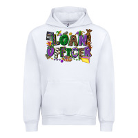 White loan officer mardi gras cowgirl Urban Hoodie - CowGirlArtShop