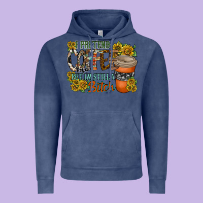 Coffee Vintage Hoodie Designed By Racoondesign
